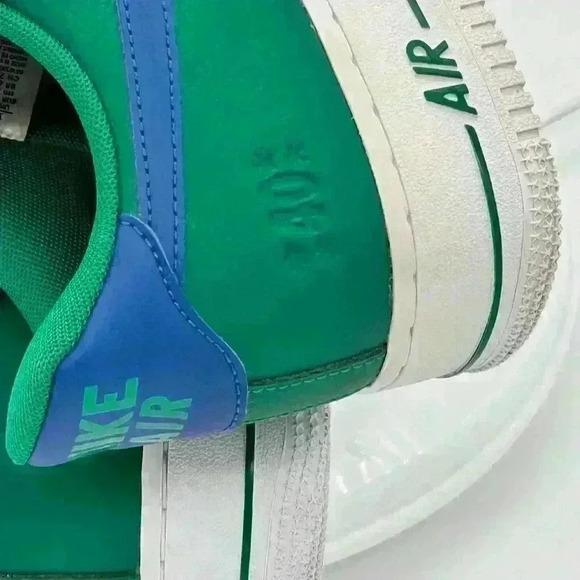 Nike Air Force 107 Elevate "40TH" Malachite/BlueJay-Sail-White ``AIRFORCE1'' M11 - Picture 13 of 15